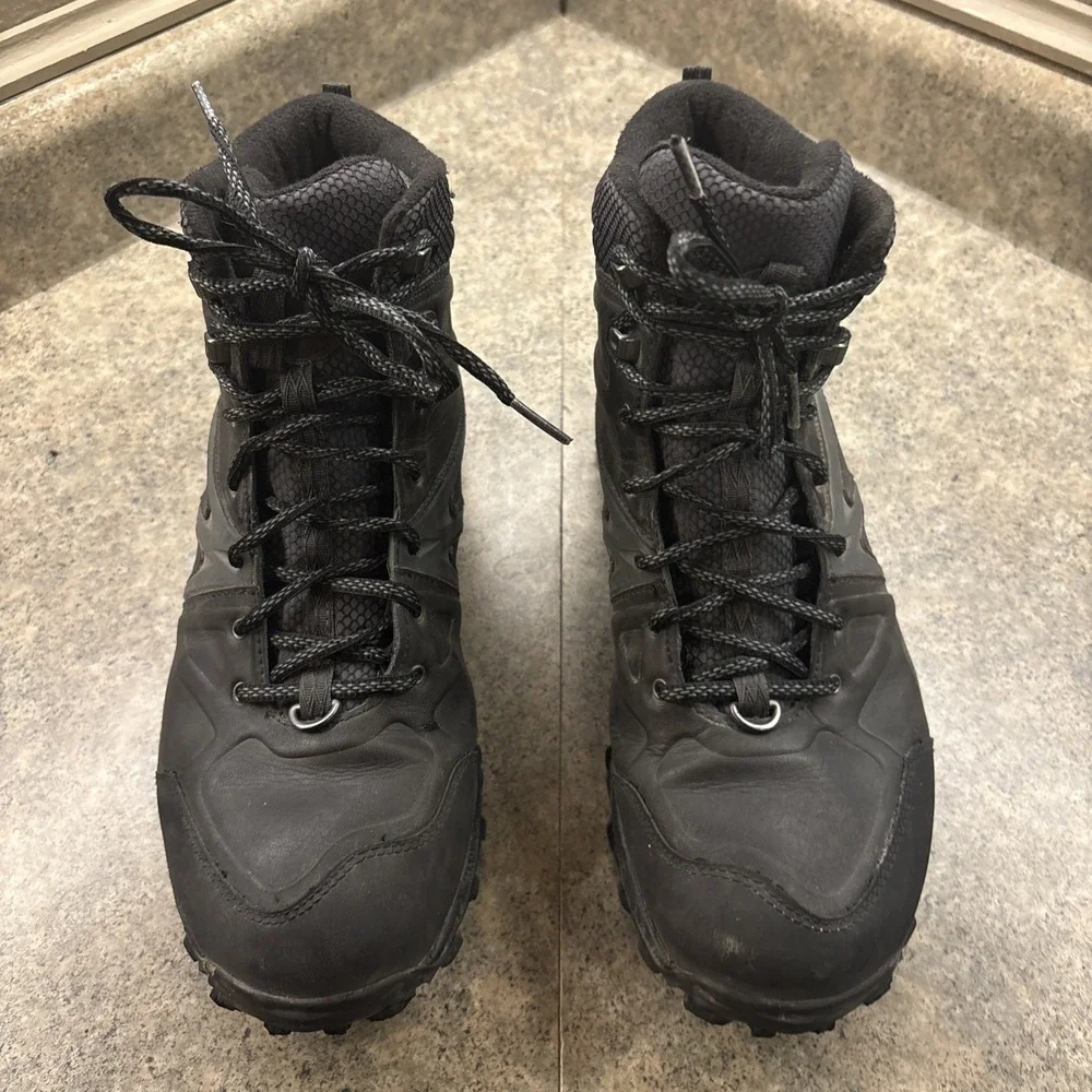 Mens MERRELL Capra Glacial Ice Mid Waterproof Winter Trekking Hiking Boots 9.5